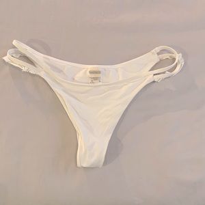 l*space bitsy white bikini bottom